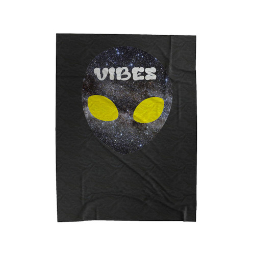 Alien Vibes Tie Die Velveteen Blanket
