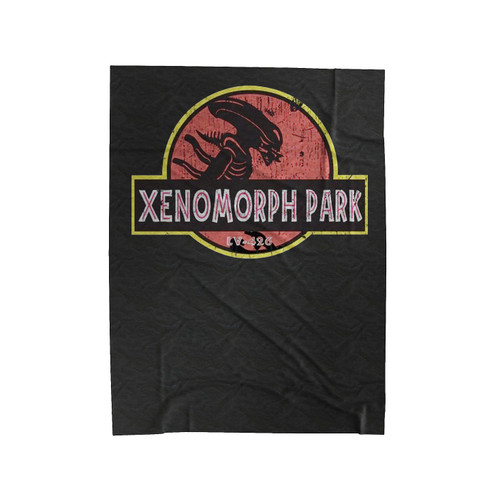 Alien Xenomorph Park Velveteen Blanket