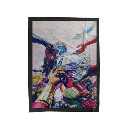 All Armor Avengers Endgame Velveteen Blanket