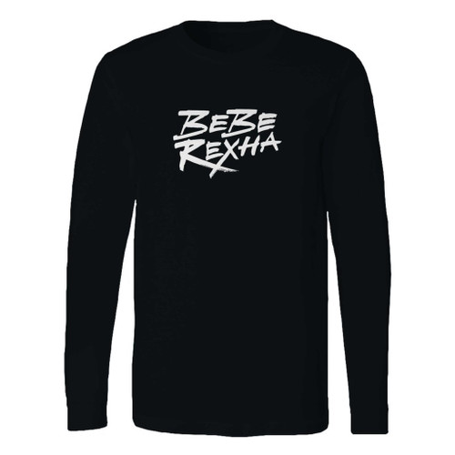 This classic fit bebe rexha logo long sleeve shirt is casually elegant and very comfortable. With fine quality print to make one stand out, it's a perfect fit for every occasion. This classic fit bebe rexha logo long sleeve shirt is casually elegant and very comfortable. With fine quality print to make one stand out, it's a perfect fit for every occasion.