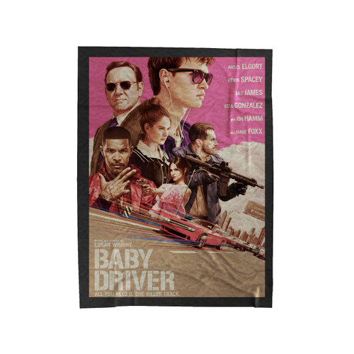 All You Need Is One Killer Track Baby Drive Velveteen Blanket