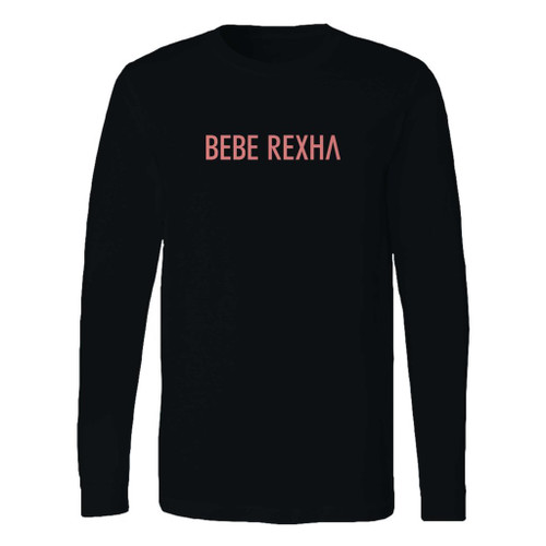 This classic fit bebe rexha pink long sleeve shirt is casually elegant and very comfortable. With fine quality print to make one stand out, it's a perfect fit for every occasion. This classic fit bebe rexha pink long sleeve shirt is casually elegant and very comfortable. With fine quality print to make one stand out, it's a perfect fit for every occasion.