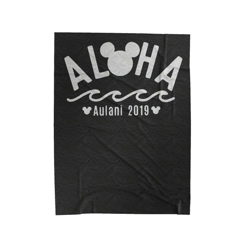 Aloha Disney Family Vacation Velveteen Blanket