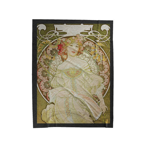 Alphonse Mucha's Iconic Velveteen Blanket