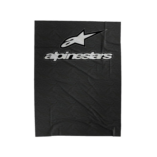 Alpinestars Logo Funny Parody Racing Velveteen Blanket