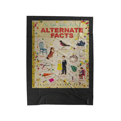 Alternative Facts Funny Political Meme Ladies Velveteen Blanket