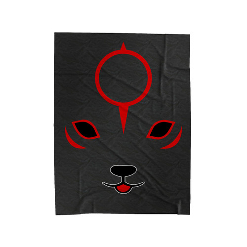Amaterasu Chibiterasu Velveteen Blanket