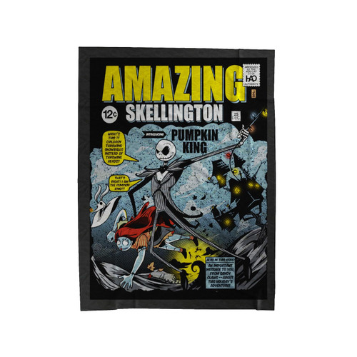 Amazing Jack Skellington Velveteen Blanket