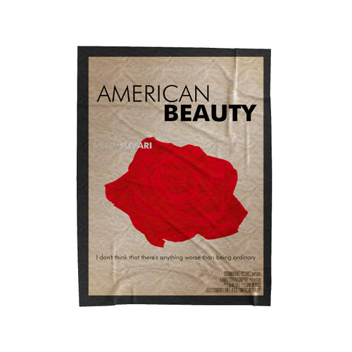 American Beauty Movie Velveteen Blanket