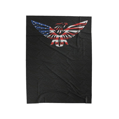 American Eagle Velveteen Blanket