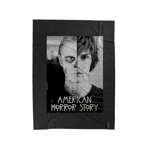 American Horror Story Skull Velveteen Blanket
