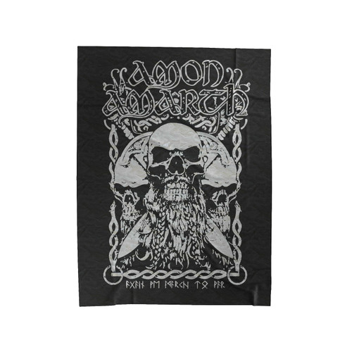 Amon Amarth Bearded Skull Velveteen Blanket