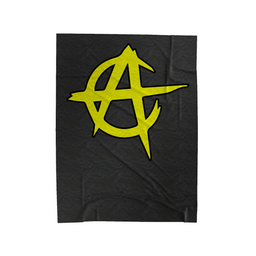 Anarcho Capitalism Logo Velveteen Blanket