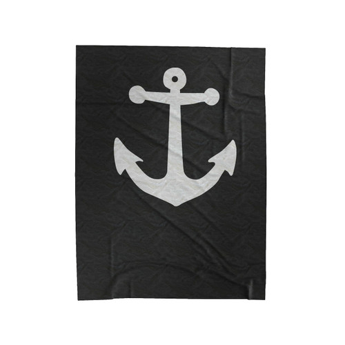 Anchor Contrast Teen Gift Girl Velveteen Blanket
