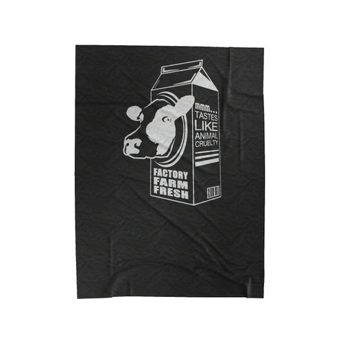 Animal Rights Factory Farm Fresh Velveteen Blanket