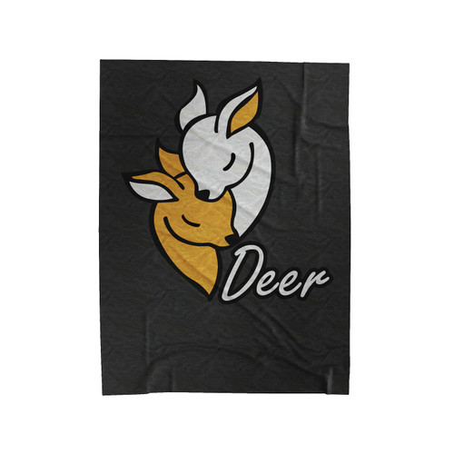 Animal T Deer Velveteen Blanket