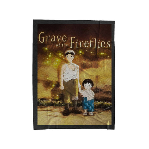 Animated Grave Of The Fireflies Velveteen Blanket