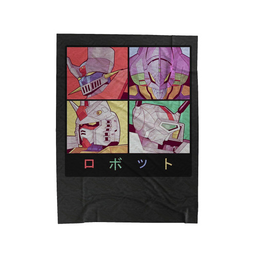 Anime Robot Gundam Hero Mechaz Velveteen Blanket