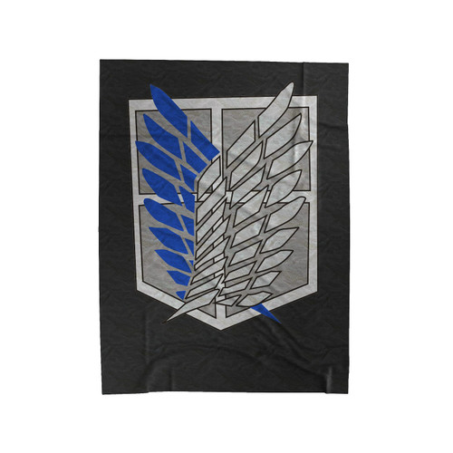 Anime Shingeki No Kyojin Cloak Velveteen Blanket
