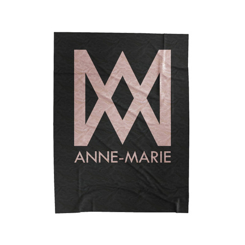 Anne Marie Logo Text Velveteen Blanket Anne Marie Logo Text Velveteen Blanket
