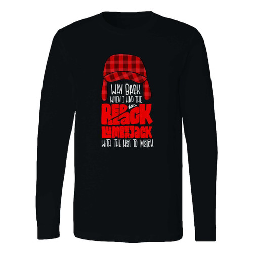 This classic fit biggie smalls way back when i had the red and black lumberjack with the hat to match long sleeve shirt is casually elegant and very comfortable. With fine quality print to make one stand out, it's a perfect fit for every occasion.