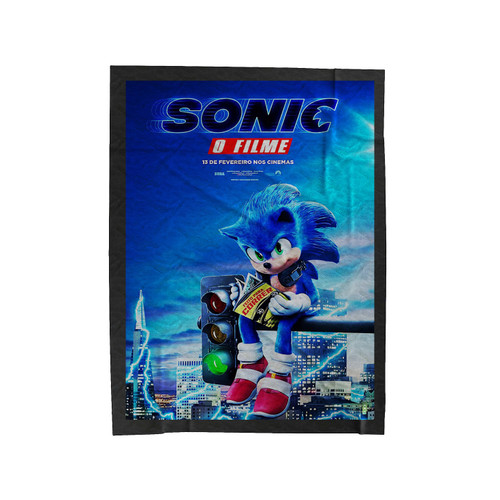 Another New Sonic Movie Sonic The Hedgehog Velveteen Blanket