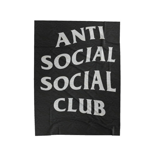 Anti Social Social Club 1 Velveteen Blanket