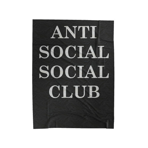 Anti Social Social Club 2 Velveteen Blanket