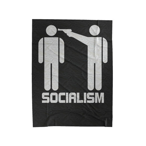 Anti Socialism Velveteen Blanket