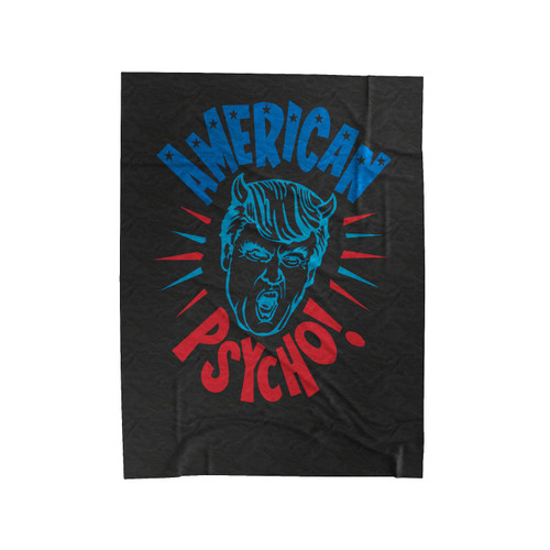 Anti Trump American Psycho Colorful Velveteen Blanket
