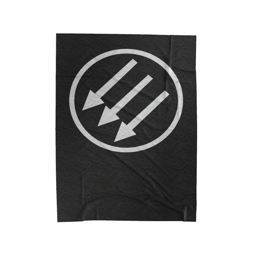 Antifa Arrows Anti Fascist Velveteen Blanket