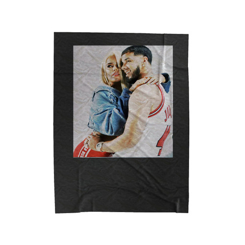 Anuel Aa X Karol G X Cupables Velveteen Blanket Anuel Aa X Karol G X Cupables Velveteen Blanket