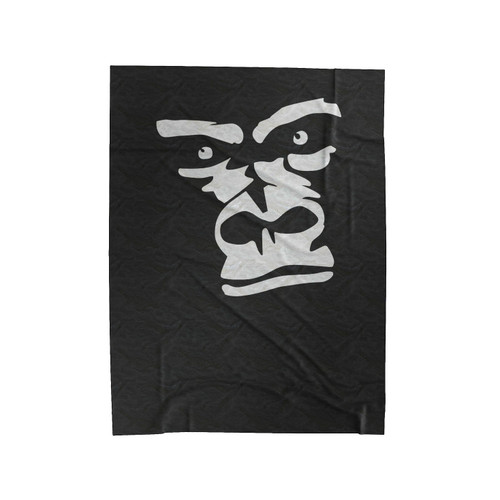 Ape Face Funny Monkey Velveteen Blanket