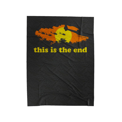 Apocalypse Now This Is The End Velveteen Blanket
