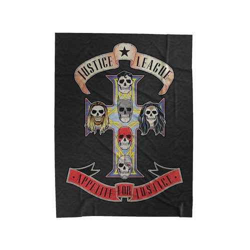 Appetite For Justice Logo Velveteen Blanket