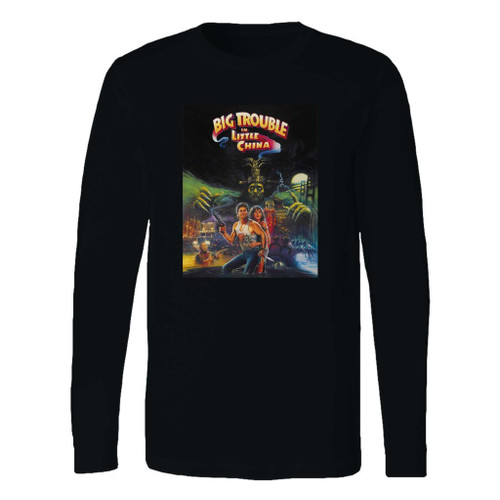 This classic fit big trouble in little china custom long sleeve shirt is casually elegant and very comfortable. With fine quality print to make one stand out, it's a perfect fit for every occasion.