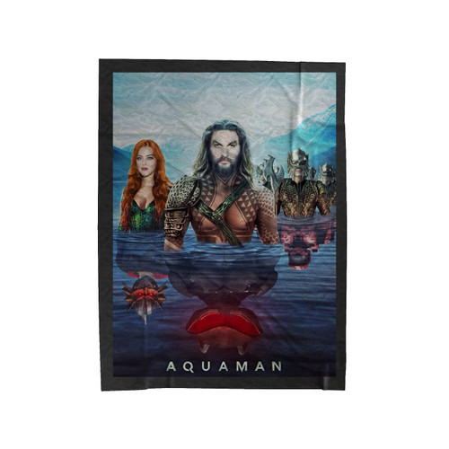 Aquaman All Characters 2 Velveteen Blanket