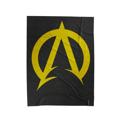 Aquaman Superhero Logo Velveteen Blanket