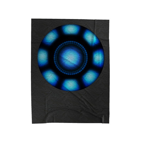 Arc Reactor Iron Man Tony Stark Marvel Superhero Velveteen Blanket