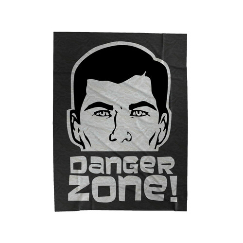 Archer Danger Zone Velveteen Blanket