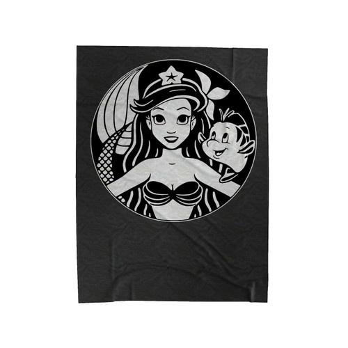 Ariel Little Mermaid Velveteen Blanket