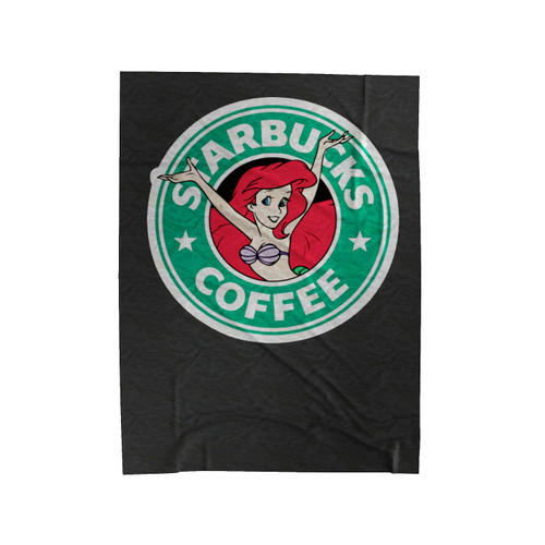 Ariel Memaid Starbucks Velveteen Blanket