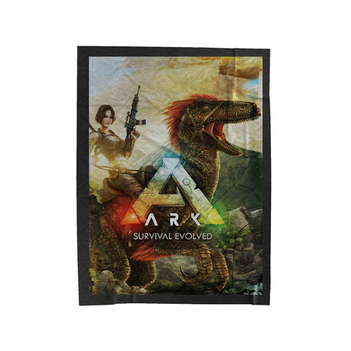 Ark Survival Evolved Game Velveteen Blanket Ark Survival Evolved Game Velveteen Blanket