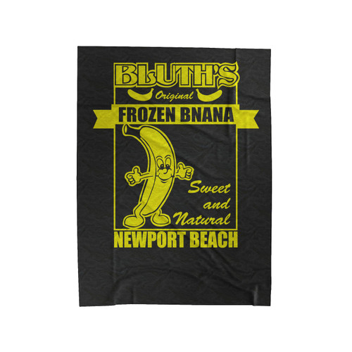 Arrested Development Bluth's Original Frozen Banana Velveteen Blanket