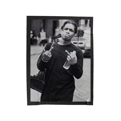 Asap Rocky Smoke Velveteen Blanket