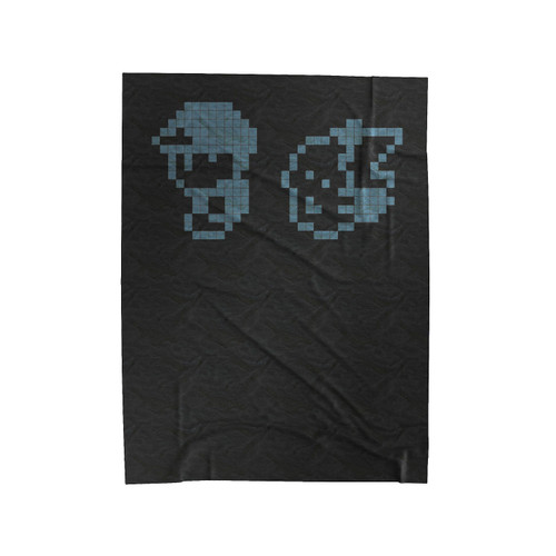 Ash Pikachu Pokemon Pixel Velveteen Blanket
