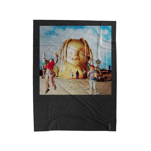 Astroworld Album Cover Velveteen Blanket