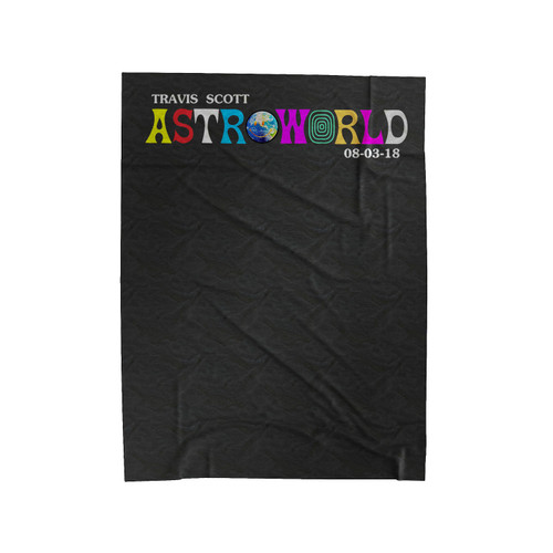 Astroworld Travis Scott Hip Hop Rap Velveteen Blanket