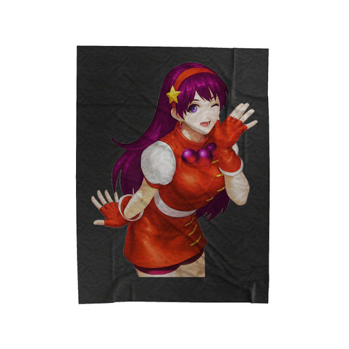 Athena Asamiya Velveteen Blanket