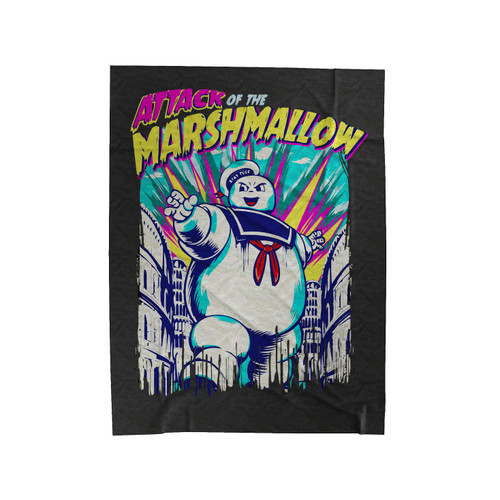 Attack Of The Marshmallow Velveteen Blanket